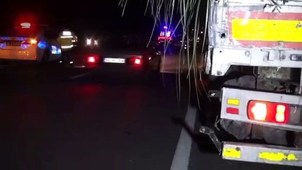 Park halindeki kamyona çarpan motosikletin sürücüsü öldü - MUĞLA