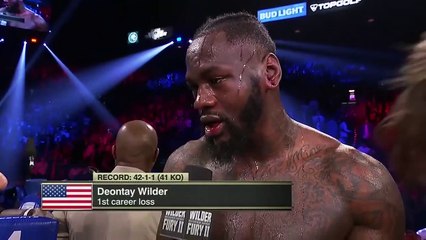 Wilder on first career loss- 'I wish my corner would’ve let me go out on my shield' - PBC ON FOX