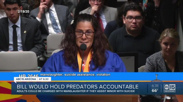 Valley mom working to hold adults accountable for encouraging minors to commit suicide