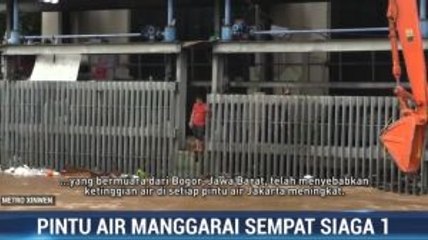 Pintu Air Manggarai Sempat Siaga 1