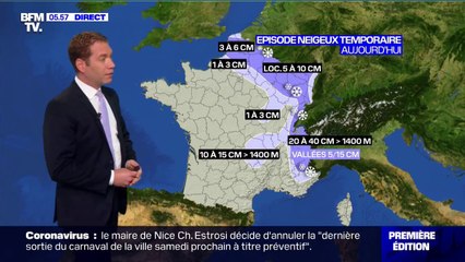 De la neige attendue sur le nord et l'est du pays ce jeudi
