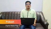 Digital Marketing Course Testimonial Video By Prakash Purohit at Ace Web Academy