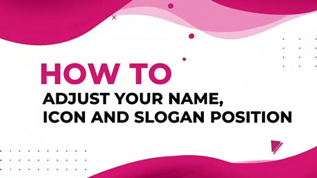 How To Adjust Your Name, Icon, And Slogan Position with Logomaker | Designs.ai