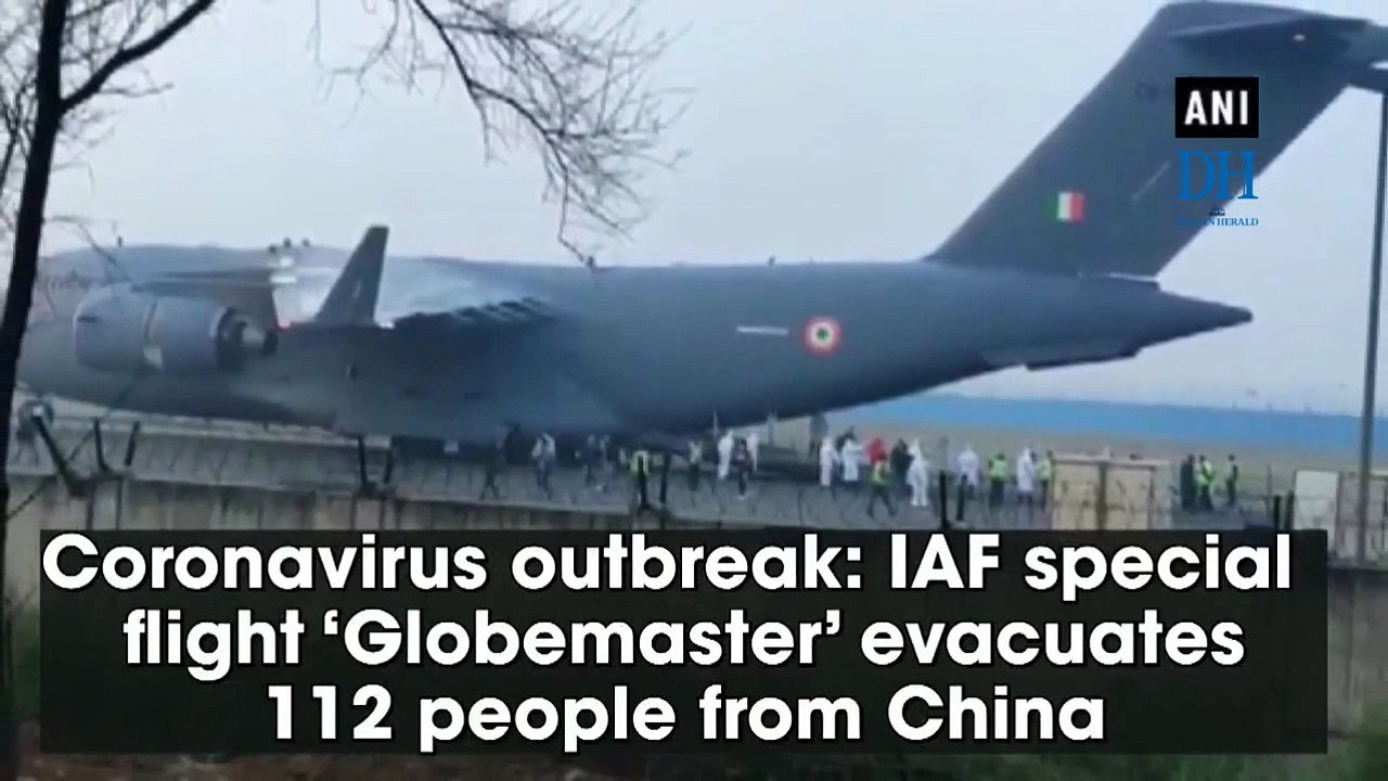Coronavirus outbreak: IAF special flight ‘Globemaster’ evacuates 112 people from China