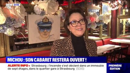 La lettre de Michou demandant la poursuite de l'activité de son cabaret après sa mort