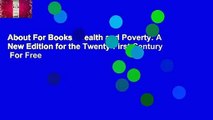 About For Books  Wealth and Poverty: A New Edition for the Twenty-First Century  For Free