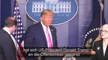 Trump zu Coronavirus: "Wir sind gut vorbereitet"