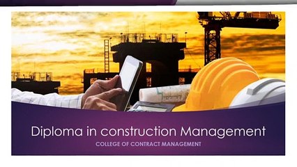 Diploma in construction Management