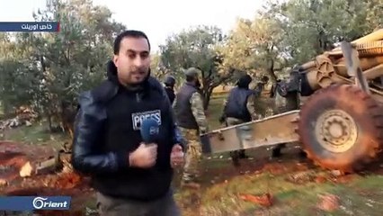 كاميرا أورينت ترصد بدأ العمل العسكري للفصائل المقاتلة على بلدة النيرب