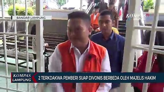 2 Terdakwa Pemberi Suap Divonis Berbeda Oleh Majelis Hakim