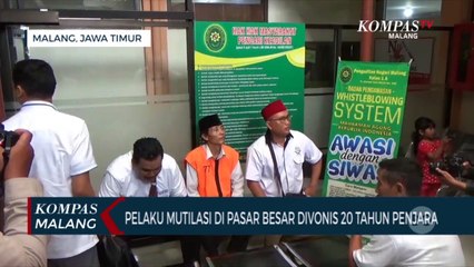 Sidang Vonis Pelaku Mutilasi di Pasar Besar Malang