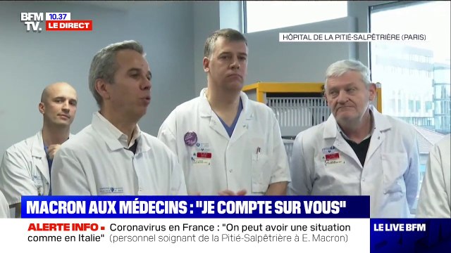 Coronavirus: un médecin de la Pitié-Salpêtrière estime qu' il va y avoir une situation comme à l'italienne