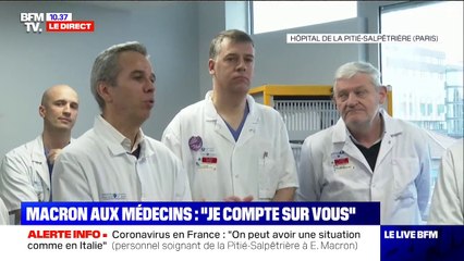 Coronavirus: un médecin de la Pitié-Salpêtrière estime qu'"il va y avoir une situation comme à l'italienne"