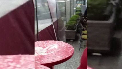 Moti i keq/ Reshjet e forta të breshërit ne kryeqytet