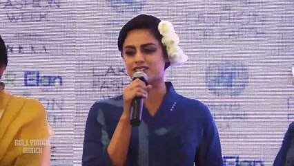 Neha Mahajan Walks The Ramp For Jayati Goenka AT LFW Summer Resort 2020 Day 2