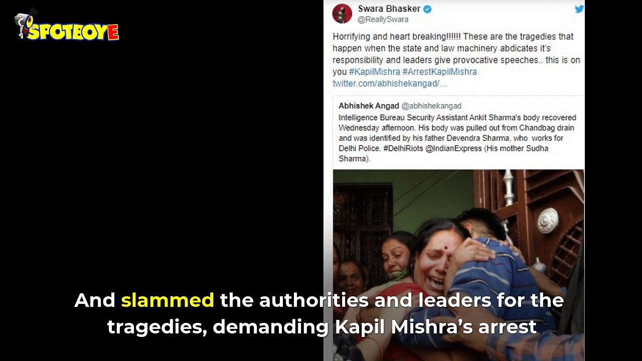 Troll Calls Swara Bhasker A 'Naagin', She Hits Back At 'Poo* Uncle | SpotboyE