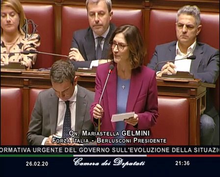 Roma - L'informativa urgente del Ministro della Salute Roberto Speranza (26.02.20)