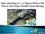 Trying To Find Cricket Betting Tips Free