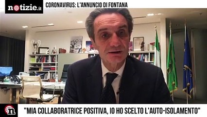Coronavirus, il presidente Attilio Fontana "Ecco perché ho scelto l'isolamento" | Notizie.it