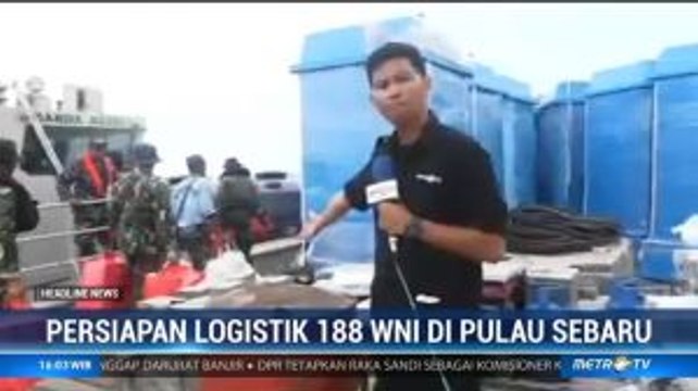 Sejumlah Logistik untuk 188 WNI ABK World Dream Didatangkan ke Pulau Sebaru