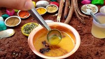 Mini Dal Baati | Rajasthani Dal Baati | Miniature Dal Bati Cooking| Litti Chokha | Tiny Dal Baati