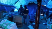 Sultangazi'de nargile tütünü imalathanesine operasyon: 1 ton kaçak nargile tütünü ele geçirildi