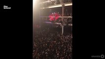 El concierto de Travis Scott terminó en salto de palco