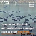 Jammu and Kashmir authorities took a unique step to stop poaching