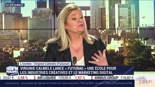 Virginie Calmels (Futurae) : Virginie Calmels lance Futurae une école pour les industries créatives et le marketing digital - 27/02