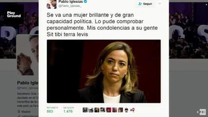 Carme Chacón, homenajeada en las redes sociales