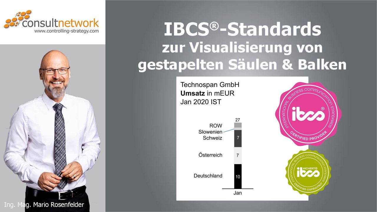 IBCS-Standards zur Visualisierung von gestapelten Säulen & Balken