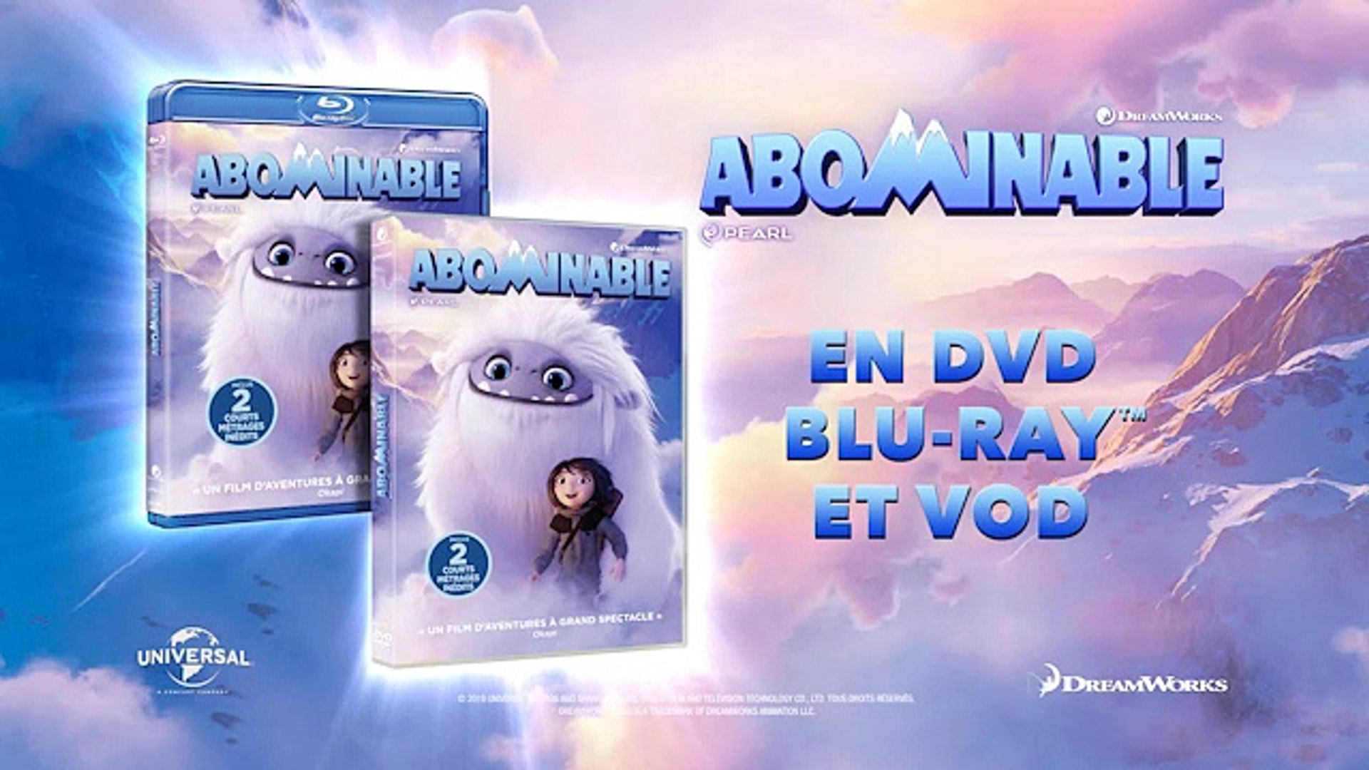 ABOMINABLE maintenant en DVD, Blu-ray et DVD ! - Vidéo Dailymotion