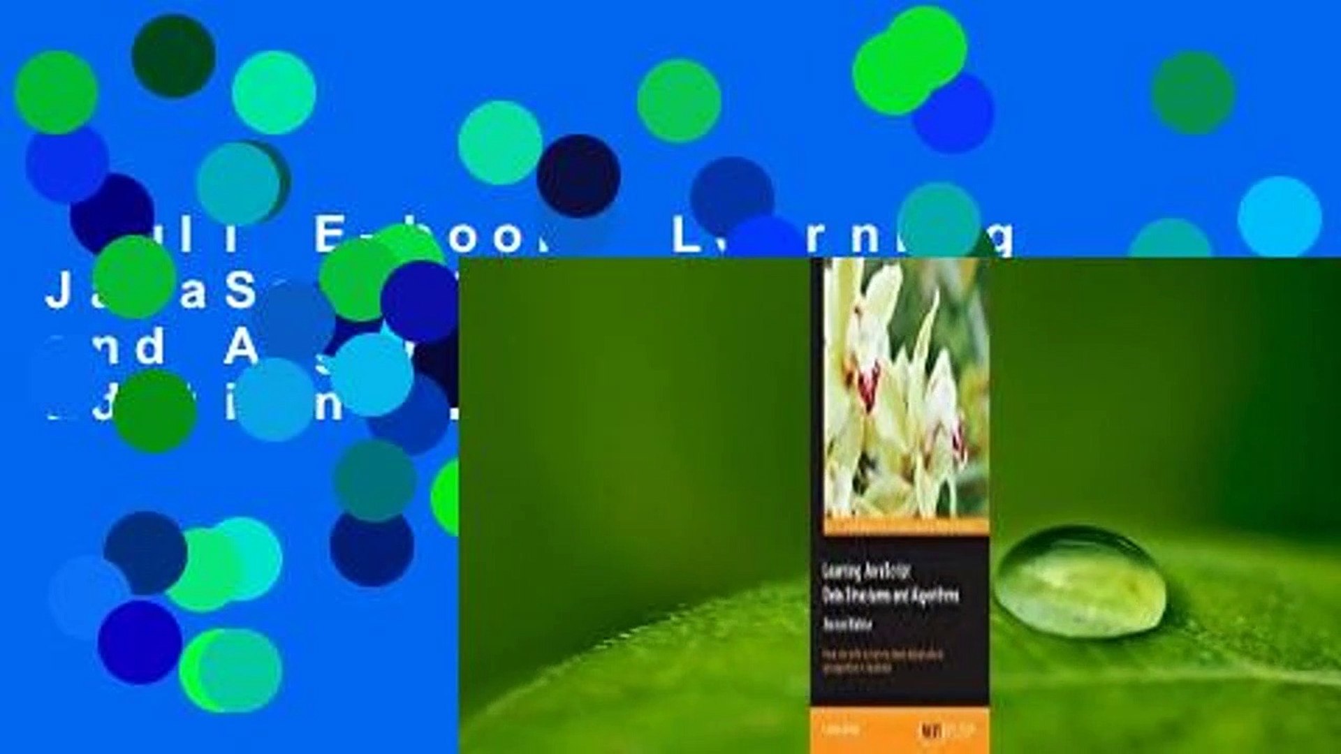 Full E-book  Learning JavaScript Data Structures and Algorithms - Second Edition  Review