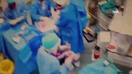 Koronavirüs'e doğmadan yakalanmıştı; virüsün en küçük mağduru taburcu edildi