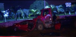 Un muerto y tres heridos dejó un trágico accidente de tránsito en Guayaquil