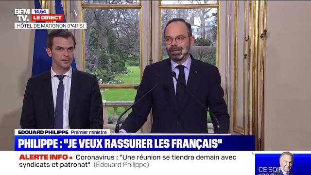 Édouard Philippe Nous avons désigné 108 hôpitaux pour recevoir des malades et commandé 200 millions de masques supplémentaires