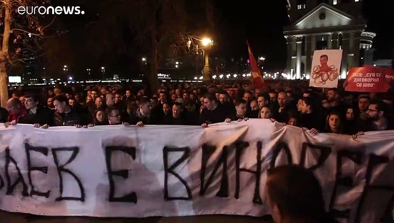 Proteste in Nordmazedonien - Opposition fordert Anklage gegen Ex-Ministerpräsident