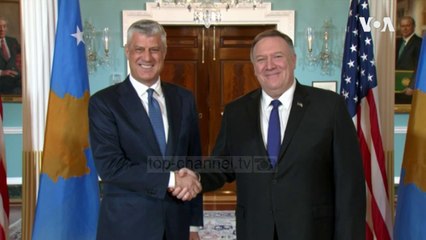 Pompeo kërkon heqjen e tarifës ndaj mallrave serbe