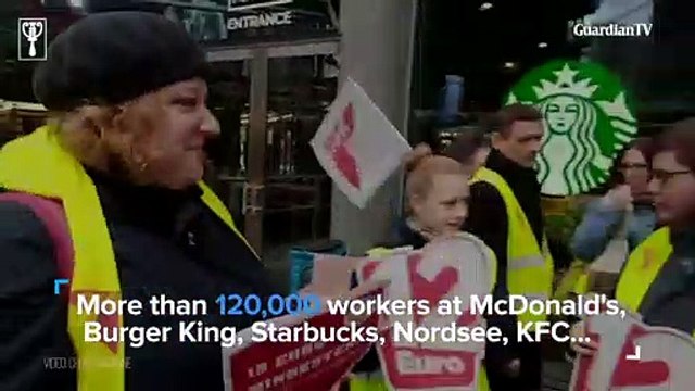 Restaurant workers protest in Germany over wage increment