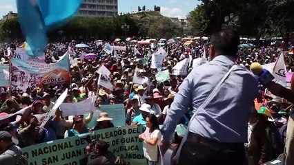 Protesta Guatemala Morales