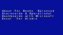About For Books  Balanced Scorecards & Operational Dashboards with Microsoft Excel  For Kindle
