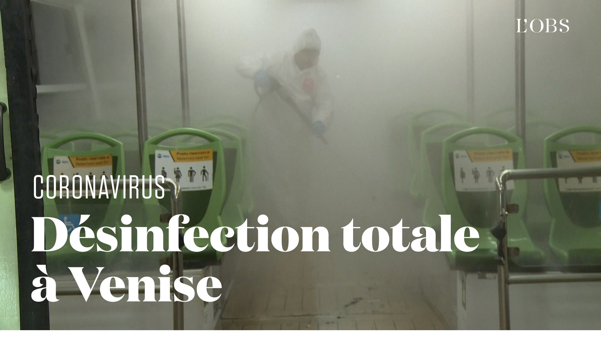 Face au Covid-19, Venise désinfecte tous ses transports en commun