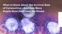 What to Know About the Survival Rate of Coronavirus—And How Many People Have Died From the Illness