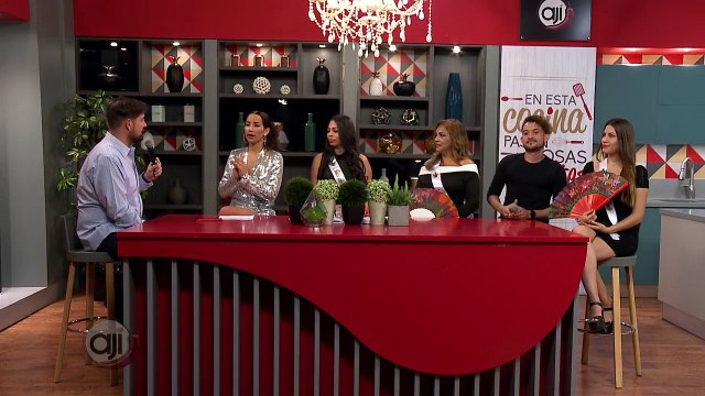 Invitados Ají | Alberto Henriquez y parte del equipo de Miss Costa America - Nex Panamá