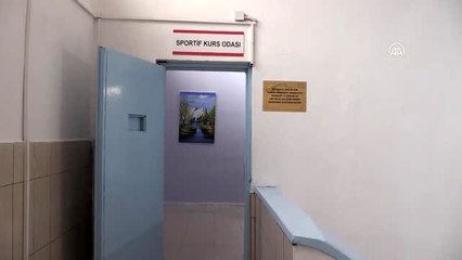 Cezaevinde tutuklu ve hükümlüler için "sportif kurslar odası" kuruldu