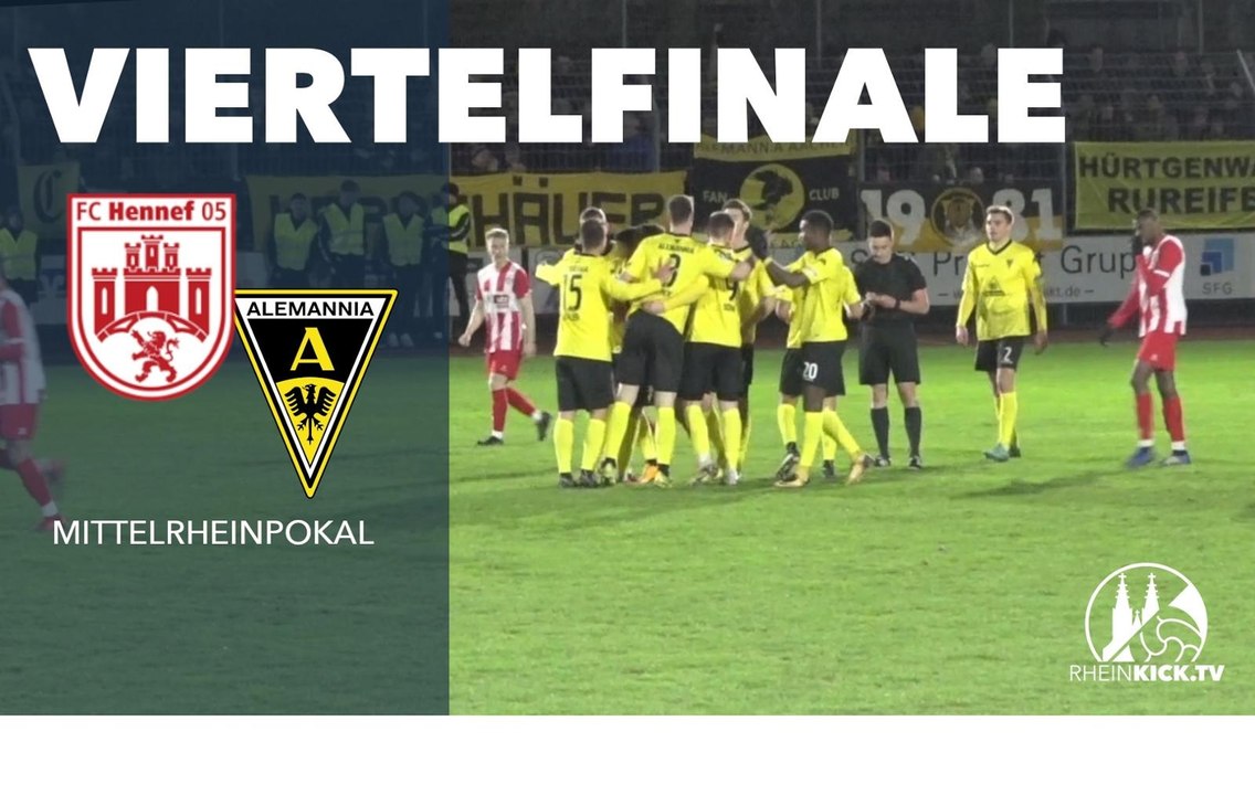 Souveräner Favoritensieg | FC Hennef 05 – TSV Alemannia Aachen (Viertelfinale, Mittelrheinpokal)