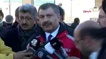 Van sağlık bakanı koca, kapıköy sınır kapısı'nda açıklamalarda bulundu