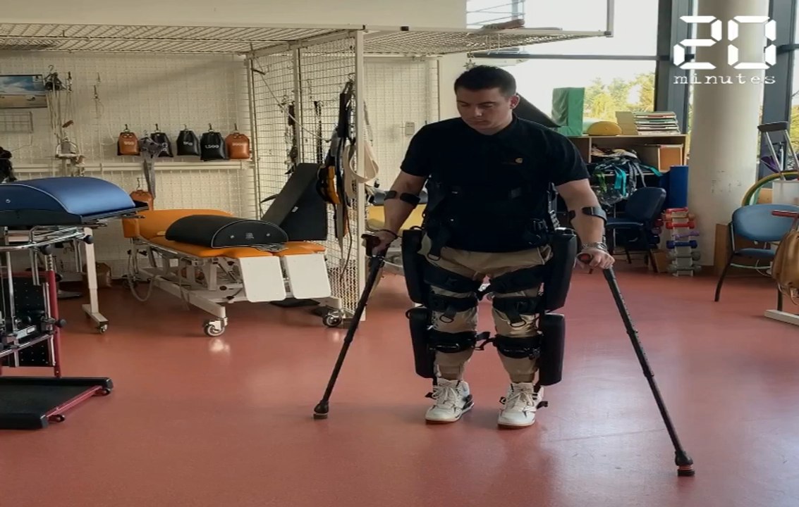 Anthony Estève, paraplégique, va participer au semi-marathon de Paris grâce à un exosquelette
