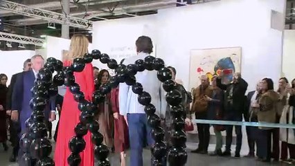 Los Reyes inauguran oficialmente la 39 edición de la feria Arco