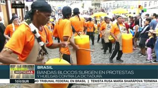 Brasil: blocos, bandas que representan conciencia política en carnaval